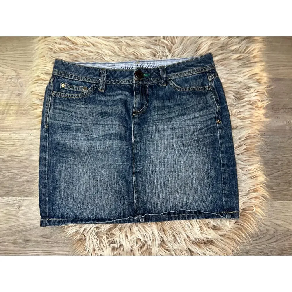 Tommy Hilfiger women’s blue jeans skirts